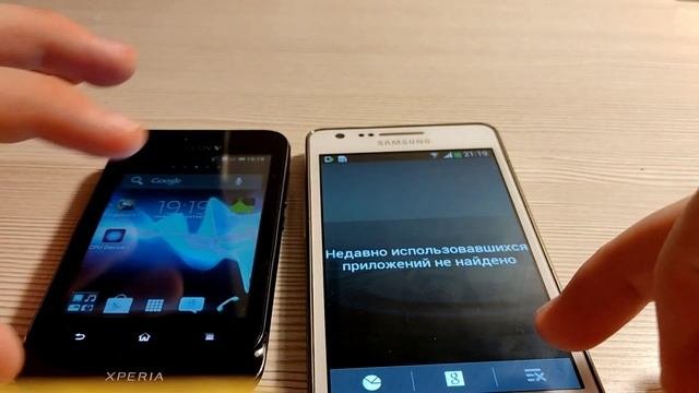 Детское сравнение старых смартфонов
