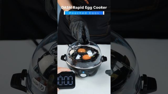 I Try an Egg Cooker - DASH Rapid Egg Cooker - Poached Eggs  #healthykitchen101