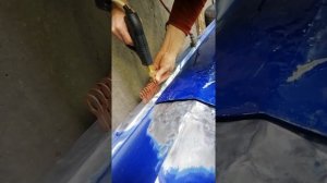 Привариваем шайбы для споттера