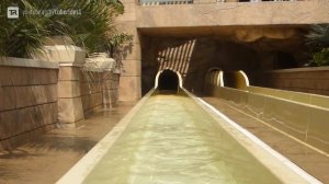 Atlantis The Palm - AquaLoop "Poseidon's Revenge" left | Loopingrutsche Onride POV