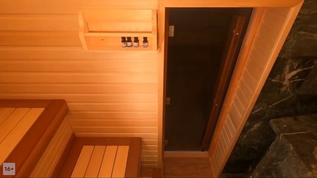 ПЕЧЬ из КАМЕННОГО БРУСА в бане и ПОРТАЛ в комнате отдыха. Отделка парной 3 на 2,5 м. Обзор и проект