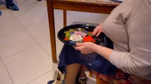 Жостовская роспись подносов