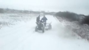 Гонки на мотоблоках Калуга 9лс и Звезда 8 лс. Первый заезд!