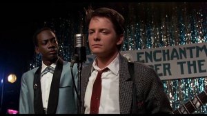 Back to the Future  Marty McFly Plays Johnny B  Goode and Earth Angel