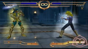 HYOGA (SEM ARMADURA) VS CAMUS | Saint Seiya: The Sanctuary | PS2 | DUBLADO