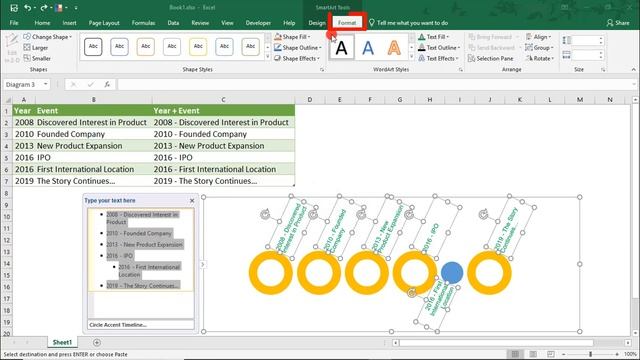 How to Make a Timeline in Excel - Tutorial