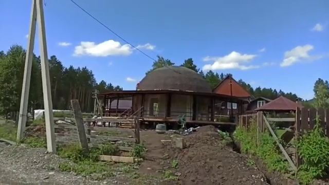 26. Хорошо смотрится? | Купольный дом на свайном фундаменте по шагам | Компания «Сфера-Дома»