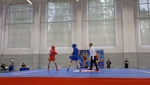 Ушу-саньда,  Артём Водолазкин, син, 1/4, Moscow wushu stars, г.Москва, 05.2023