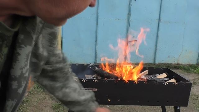 Делаем шашлыки на мангале UNIKIT. Обзор и приготовление. смотреть онлайн