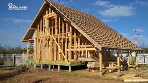 Каркасный дом - история строительства. Проект "Терем-22" - Центр домостроения Свой Терем.