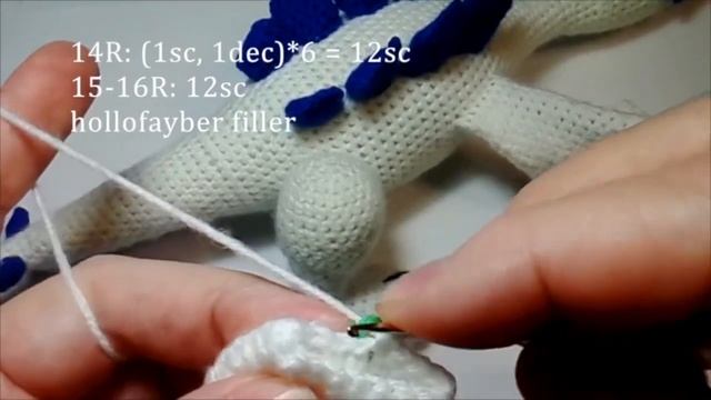 дракон. Покемон Лугиа, ч.3. Pokemon Lugia, р.3. Amigurumi. Crochet. Амигуруми. смотреть онлайн