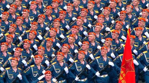 В Параде Победы на Красной площади приняли участие свыше девяти тысяч военнослужащих