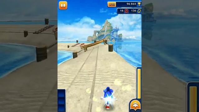 Sonic Dash! Ежедневное задание! Серия 20! Соник даш! Игра iPhone iPad смотреть онлайн