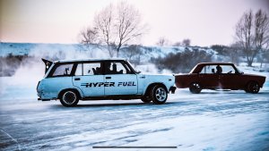 ваз 2104 для зимнего дрифта. Бюджетный вариант. Обзор краткий.