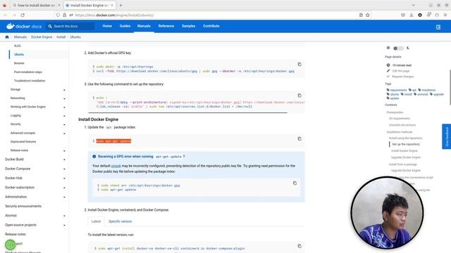 Docker ( Part 01 ) - Installation on ubuntu. смотреть онлайн