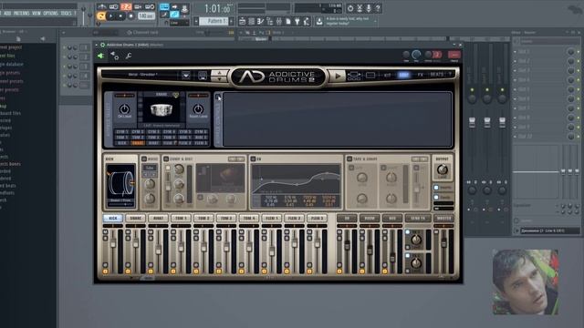 Как распределить каналы Addictive Drums2 в микшере FL Studio12 смотреть онлайн