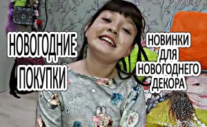 Новогодние покупки - Что я купила на Новый год? - Новогодний декор - Что мы купили в магазине?