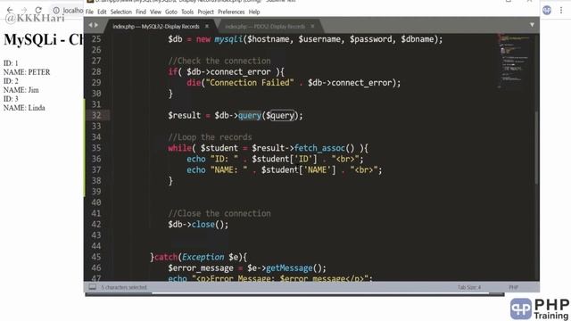 PHP Full Stack Developer | Kae Kae | IT Education Series | 2022 | Kokula Krishna Hari K | 16/21