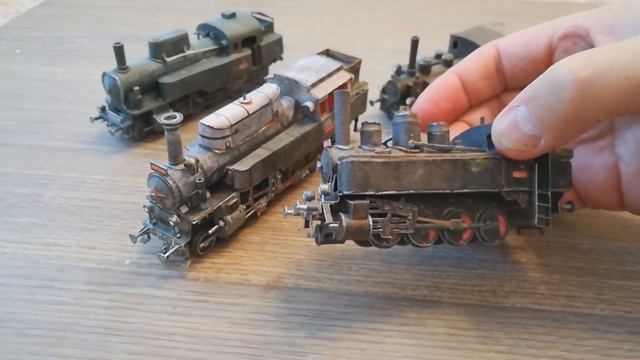 Модели паровозов из бумаги. Разные подходы. смотреть онлайн