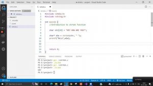 strtok function in c | split string in c PART 1