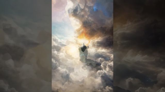 цветная фотография небесного стража, великолепного существа с крыльями