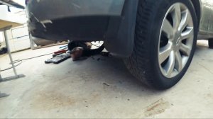 Infiniti FX35 замена подшипника задней ступицы. Как снять заднюю ступицу. Часть 1