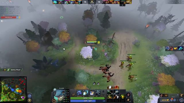 (Slark) Dota 2 Запись игры 215