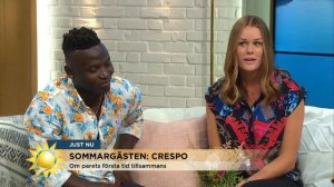 Crespos väg till Sverige och kärleken: "Hon älskar mig - inte fotbollsspelaren" - Nyhetsmorgon (TV4