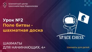 Урок №2. Шахматная доска - поле боя. Шахматы для начинающих 4+