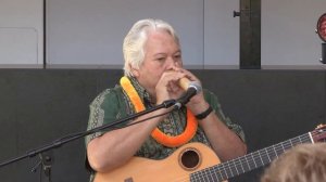 Keola and Moana Beamer at Pasifika Festival 2014