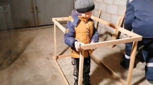 Делаем клетку-вольер для собаки своими руками