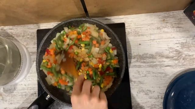 Веганский плов из Булгура. Поел и наелся, залетает на раз, два! смотреть онлайн