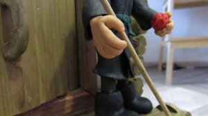 Баба-яга из полимерной глины