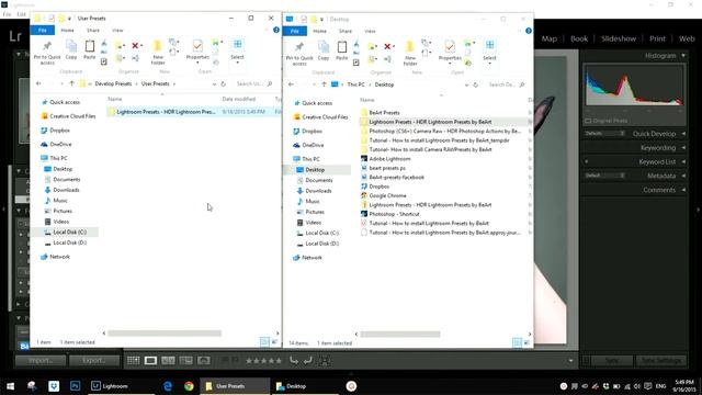 Tutorial - How to install Lightroom Presets on PC (4, 5, 6, Classic, Creative Cloud) смотреть онлайн