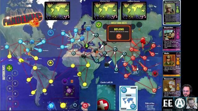 Board Game Night #5: Pandemic - Part 1