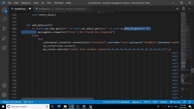 2/2 - How to make student management system in python with mysql database connectivity смотреть онлайн