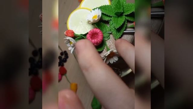 Декор из полимерной глины