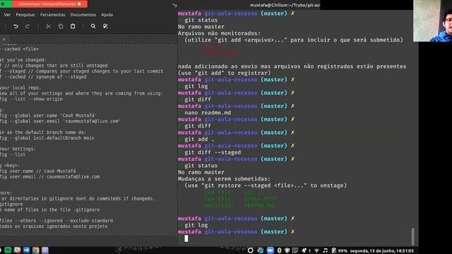 Monitoria - Comandos Git, Oh My Zsh e comandos terminal - Parte 1/2 смотреть онлайн