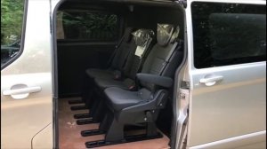 Ford Transit custom glazing, carpet lining and Tourneo seat install.