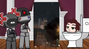Skibidi toilet (gacha) реакция на Skibidi toilet episode 33
