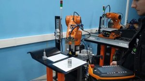 Базовое обучение управлению промышленным роботом Kuka