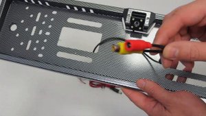 Рамка заднего номерного знака JX9488 КАРБОН