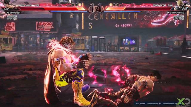 Tekken 8 - Closed Network Test | Law Fighting Gameplay смотреть онлайн