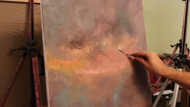 Живопись маслом. Грозовое небо.Макс Cкоблинский. как рисовать небо Max Skoblinsky смотреть онлайн