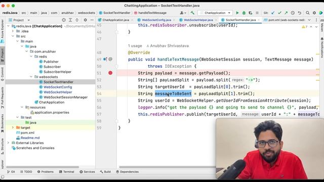 Chat application using Redis & Web-sockets смотреть онлайн