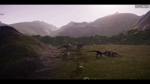 Indoraptor Pack hunting down Large Herd of Nigersaurus