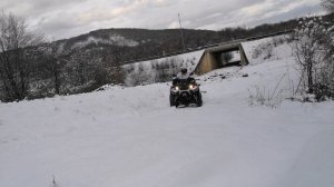 Linhai 500 test 4x4 snow