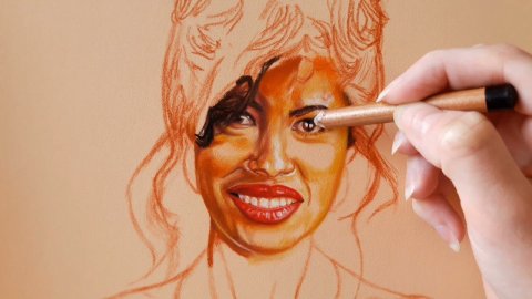 Портрет Селены.Начало/Portrait of Selena.The beginning/El retrato de Selena Quintanilla-Pérez.Inicio