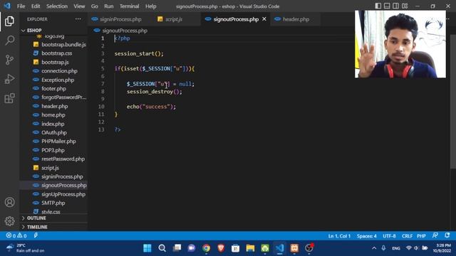 Web Project Task 09 | Sign out Process | 1st Year | Semester 01 | Java Institute смотреть онлайн