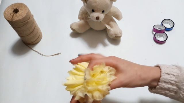 Как сделать цветы из САЛФЕТОК за 5 минут / Легкий способ смотреть онлайн